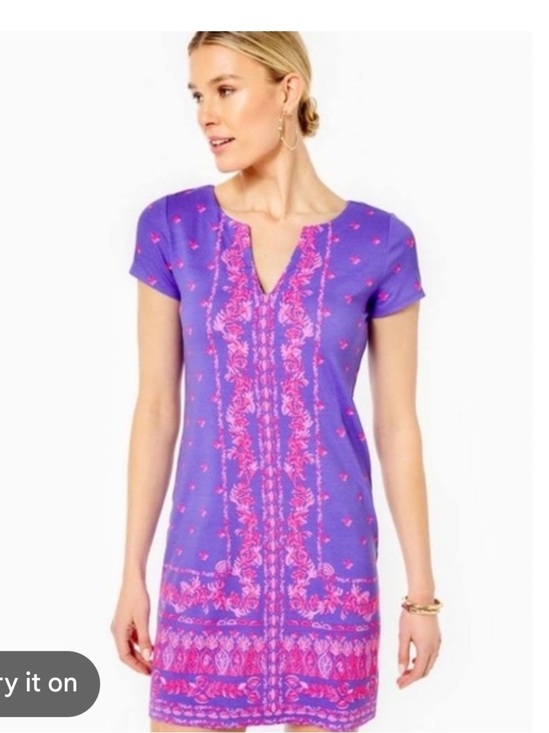 Lilly Pulitzer Dresses & Skirts - Lilly Pulitzer Sophiletta Mystical Purple Dress Pink UPF50 Small